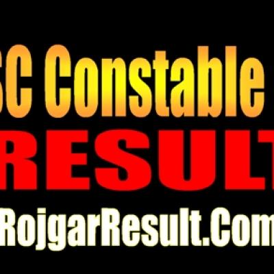 SSC Constable GD Result 2025