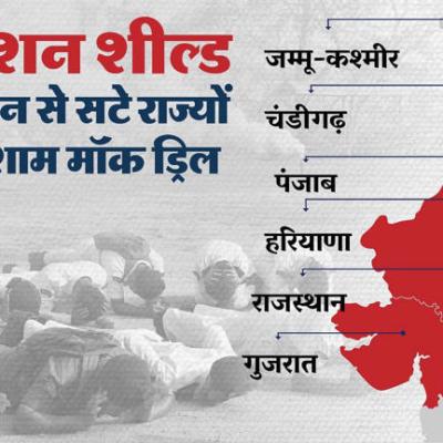 ऑपरेशन शील्ड: पाकिस्तान से लगते चार राज्यों समेत छह में मॉक ड्रिल, हवाई हमले का सायरन बजते हुए हुआ ब्लैक आउट