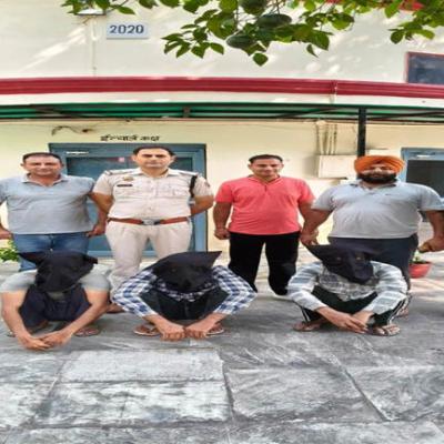 प्रेम प्रसंग से खफा हो युवती के प्रेमी की हत्या करने वाला भाई और दो मामे गिरफ्तार, पिंजौर में दबाया था शव