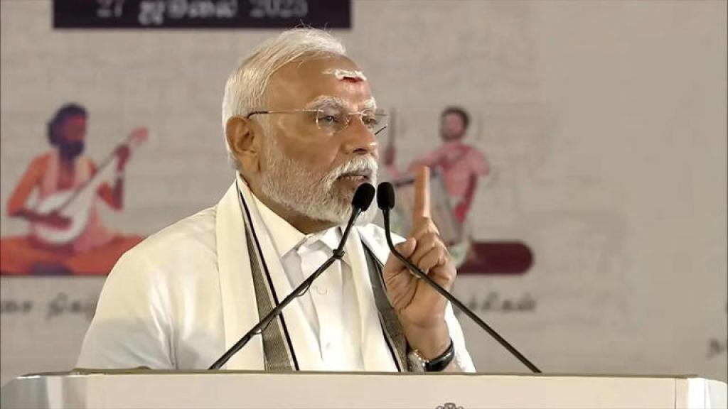 भारत के दुश्मनों के लिए दुनिया में कोई जगह सुरक्षित नहीं है- तमिलनाडु में बोले पीएम मोदी, गंगईकोंडा चोलपुरम मंदिर में की पूजा