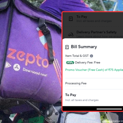 Zepto के फ्री कैश के चक्कर में बंदे ने ऑर्डर किया 200 का सामान! जब बिल में देखी प्रोसेसिंग फीस तो घूम गया माथा