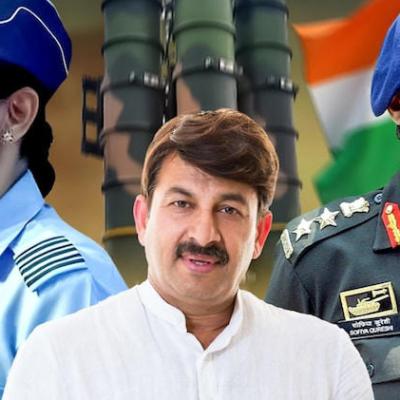 भाजपा सांसद मनोज तिवारी ने ऑपरेशन सिंदूर को लेकर जारी किया ये गाना, पोस्टर में दिखीं कर्नल सोफिया और विंग कमांडर व्योमिका