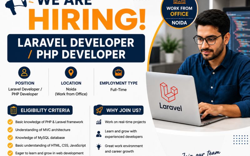 PHP Developer Jobs in Jaipur | 3+ Years Experience