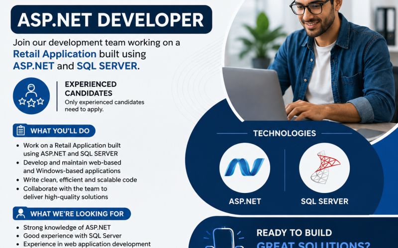 ASP.NET Developer Jobs | Web & Windows Application Development